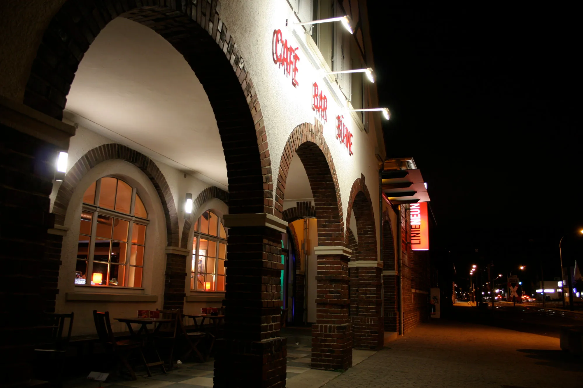 Saal der Linie Neun bei einer Feier